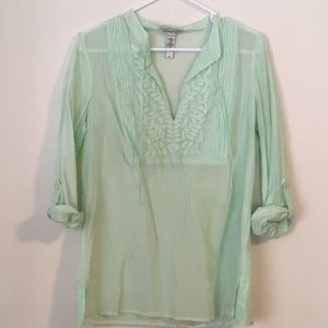 Silk blend Tunic- Banana Republic size Medium